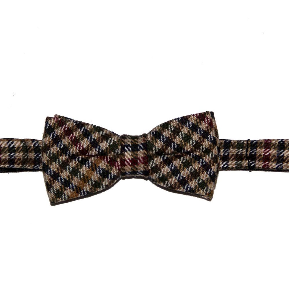 Gascoigne Wool Bow Tie Checkered Men's
